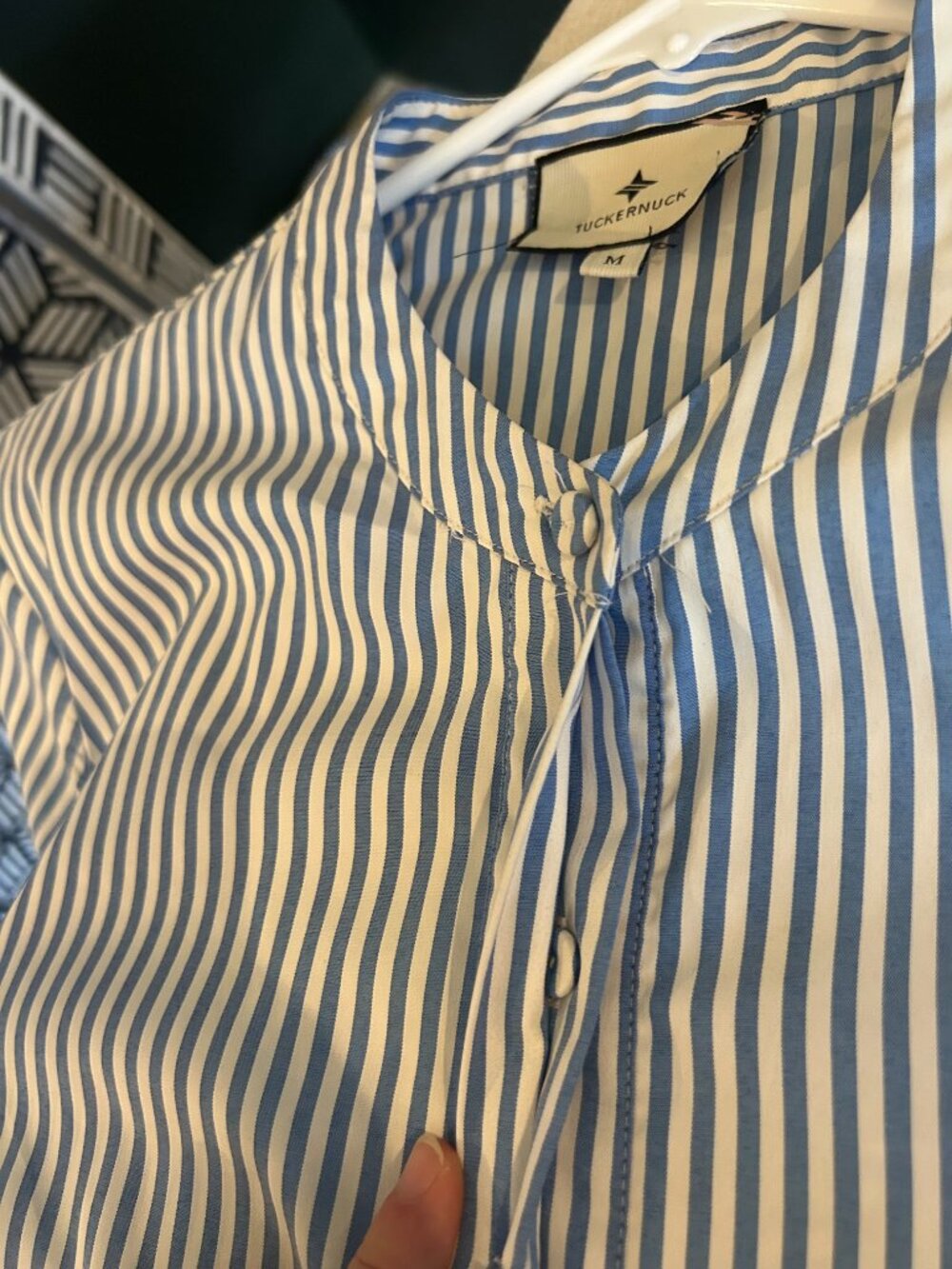Tuckernuck Blue Stripe Royal Shirt Dress - Picture 6 of 9